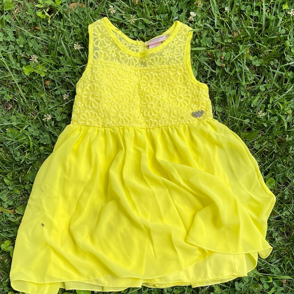 Juicy Couture lace detail girls dress